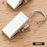 50 tk Tugevad ja vastupidavad aknakardinate konksud Koduakna tarvikud A