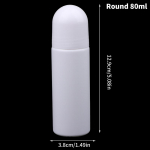 30 ml - 100 ml rullikuga pudelid eeterlike &otilde;lide jaoks t&uuml;hjad korduvt&auml;idetavad rullikuga pudelid DIY deodorandikonteinerid