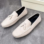 Suurused 38-48 Kollased Nahast Meeste Vabaajajalatsid Pehme Mugavus Suede Loafers Meeste Mood Slip-on Meeste Tasased Kingad mocasines hombre 38