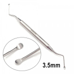 Hollow Handle Dental Scaler Spoon Tooth Cleaning Excavator Restorative Instruments Spoon Tool High quality Long tip 1 piece 3.5mm