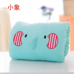 Armas loomakujuline k&auml;tesoojendaja plush-m&auml;nguasjapadi, pehme t&auml;idetud looma uinakupadi, ideaalne kingitus lastele Elephant 20*30