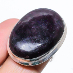 Purple Labradorite Handmade 925 Sterling Silver Gift Ring Size 10 h5y20