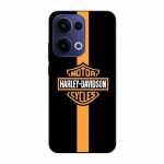 Coque de t&eacute;l&eacute;phone - Maniacase - Oppo Reno 13 5G - Silicone - Noir - Harley Davidson
