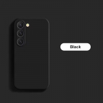 S25 S24Plus &Uuml;mbris Vedel Silikoonist Telefoni&uuml;mbris Samsung Galaxy S23 S 23 S22 Ultra S24 FE S25 + Plus Pehme Kate Samsung S25 Plus must