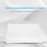 10 tk kott Spa &uuml;hekordselt kasutatavad voodilinad ilusalongi massaaž mittekootud veekindel &otilde;livastane (Valge) valge