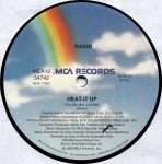 12-tolline plaat RAKIM - Heat It Up MCA1254742 MCA Records 1993 USA r&auml;pp ja hip-hop/R&B Kasutatud