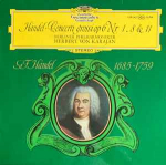 LP plaat GEORG FRIEDRICH HANDEL HERBERT VON Concerti Grossi Op. 6 Nr. 1 8 11 139042SLPM DEUTSCHE GRAMM Saksamaa Klassikaline Kasutatud