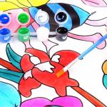 1Set Blank Kite Diy Children Education Maalimislohe Lihtne lennutada Lastelohe 1set