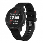 V&auml;rviline 20 mm kellarihm Garmin Forerunner 245 245M 645 Music vivomove 3 HR Sport silikoonist nutikas kellarihm K&auml;ev&otilde;ru Forerunner 245 oranž