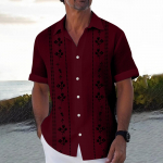 Hawaii s&auml;rk meestele, meeste vintage n&ouml;&ouml;pidega keeglis&auml;rgid l&uuml;hikeste varrukatega suvine rannas&auml;rk L