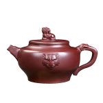 280 ml Creative Yixing Purple Clay teekannud Kuulsad kunstnikud K&auml;sitsi valmistatud Auspicious Beast Pot Raw Ore Purple Muda veekeetja Zisha teekomplekt