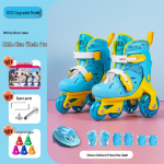 Vilkuvad reguleeritavad laste rulluisud S (Fits size 28-33, ages 4-8) 31-34#