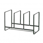 K&ouml;&ouml;gitasapinna N&otilde;ude Hoiustusriiul Raskekaaluline S&uuml;sinikterasest Taldrikute Pannide Pottide Kaante Kuivatusriiul Multifunktsionaalne Vin&uuml;&uuml;lplaatide Korraldaja Hoidja L must