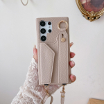 Ristmikandmiga crossbody rahakott nahast kate Samsung Galaxy S23 S22 Ultra Plus A54 A53 5G jaoks, kaardipesa, s&otilde;rmus, pael, telefonikott Galaxy A54 5G