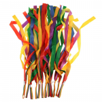 Rainbow Ribbon Lastele R&uuml;tmiline v&otilde;imlemine Harjutused Cheerleading Fitness