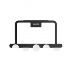 Sepistatud rauast &uuml;le ukse riidepuu 5 konksuga, perforeerimata, lihtne paigaldus, saadaval 4 v&auml;rvis, ideaalne magamistoa ja vannitoa jaoks, tagakonks must