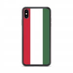 Coque iPhone - Hongrie - XS Max - Souple - Mitmev&auml;rviline - Disain Drapeau