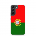 Coque T&eacute;l&eacute;phone - Samsung - Galaxy S22 Ultra - Drapeau Portugal - Souple - Mitmev&auml;rviline