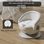 Laste taburet, beebipink, s&ouml;&ouml;gilaud, mugav ja pehme iste, beebi paksendatud taburet, kodutool, v&auml;ikelaste s&ouml;&ouml;gitool A h&otilde;be