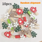 10 tk Puidust j&otilde;uluklambrid uusaasta peokaunistus Foto seinaklamber DIY j&otilde;ulukaunistused Kodu j&otilde;ulupuu kaunistused 10pcs