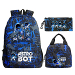 Uus Astro bot m&auml;ngu kaup tr&uuml;kkimine alg- ja keskkooli koolikott v&auml;liskaubandus vaba aja laste pliiatsikott l&otilde;unas&ouml;&ouml;gikott No Specifications black