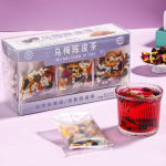 Tume ploomi mandariinikoore tee, viirpuu ja mooruska segu, taimne seedimistee 12G * 12 packs/box