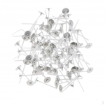 200 Pieces CORE CANDLE WICKS WITH TABS FOR MAKING 35mm Perfect votive, container