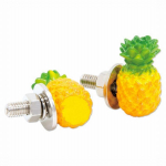 Sinine Paanika Ananass Litsentsi Poldi Komplekt 2 tk Numbrim&auml;rk Sinine Paanika Ananass MOONEYES Moon Eyes sinine