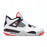 Air Jordan 4 Retro Pale Citron Meeste Tossud Valge Must Ere-punane 308497-116 44