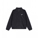 Nike Sportswear Club Seisva kraega Moodne &Uuml;hev&auml;rviline T&otilde;mblukuga Jope Meeste jakid Must FZ0632-010 S