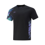 Li Ning lauatennise seeria Spordis&auml;rgid Mugavad Hingavad L&uuml;hikeste Varrukatega T-s&auml;rgid Unisex Topid Must AAYV119-1 S