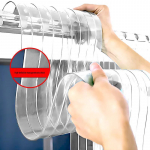 Kvaliteetne l&auml;bipaistev PVC uksekardin - S&auml;&auml;sekindel, pehme vahesein kliimaseadmele, koju, poodi v&otilde;i varjuks. 2.1m Height