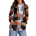 Naiste kapuutsiga dressipluusid Trendikad topid Vabaaja s&uuml;gisemood Pikkade varrukatega taskutega pusa Pullover Kerge L