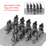 MOC Keskaja lotr Figuurid Ork S&otilde;durid R&ouml;&ouml;vel Vargr Hunt Elevant Ratsu R&uuml;&uuml;tlid Ehitusklotsid Klotsid M&auml;nguasjad lastele kingitused