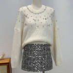 Kampsun naistele S&uuml;gis Talv Paks Soe Kootud Veniv Pikkade varrukatega &Uuml;lem&otilde;&otilde;dulised Topid XXXL hall