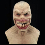 Hirmutavad lateksist peakatted t&auml;ispea mask Klouni n&auml;okate Stalker Devil &otilde;udusrekvisiidid