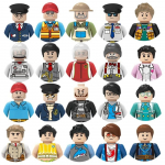 Linnategelased Tegevusfiguurid Ehituskivid Politseinik &Otilde;petaja Tulet&otilde;rjuja Amet Minikujukesed Nukud Tellised Komplekt Lastele M&auml;nguasjad