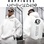 Bushido Tr&uuml;kitud Hupparid Harajuku Stiilis K&otilde;rge Kvaliteediga Meeste Huppar Pikkade Varrukatega Pullover Jaapani Linnamoe Huppar Streetwear 3XL gray