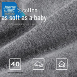 JEANSWEST Men's Pure Cotton Thermal Underwear Set L