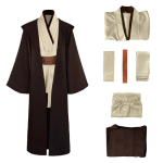 Meeste kost&uuml;&uuml;m R&uuml;&uuml; Ratsu Tuunika Kost&uuml;&uuml;m Kapuutsiga T&auml;iskomplekt Halloweeni Cosplay XS beige