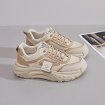 Korea paksu tallaga isakingad S&uuml;gis uued jooksuspordijalatsid K&otilde;rgust suurendavad vabaaja valged kingad 40 khaki