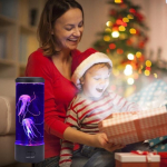 Lampe LED M&eacute;duse - QIILU - Multicolore - Rechargeable USB - Design Contemporain - 1W mitmev&auml;rviline