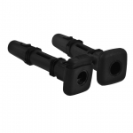 LIFKOME 2 tk Peatugi suunaja Auto peatugi suunaja Plastikust peatugi suunaja Tagumine peatugi suunaja Peatugi klambri suunaja Peatugi toru suunaja Must 10.30X3.50X3.50CM must