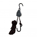 Adjustable Hanging Lanyard Rope Clip 1/4 inch Multi-use Heavy Duty Sling Tighten Hanger for Tent Lamp Lifting Pulley