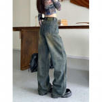 Vintage naiste laia s&auml;&auml;rega teksad Harajuku kottis teksariidest p&uuml;ksid Suured Grunge t&auml;navar&otilde;ivad Y2k s&uuml;gisp&uuml;ksid Korea mood XXL