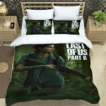 M&auml;ng The Last of Us Part Voodipesukomplekt Poistele T&uuml;drukutele &Uuml;heinimese Kahekohaline Suurus Tekikott Padjap&uuml;&uuml;r Voodi Lapsed T&auml;iskasvanud Kodutekstiil EU Single 135x200cm white