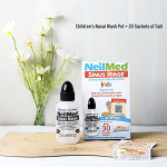NeilMed Ninapesu lastele - Merevee Niisutuspott Child Pot + 30 Packets of Salt beige