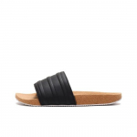 adidas Adilette Premium pl&auml;tud Korgi kollektsioon - Must HQ1998 EU 36.5 must/hall