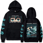Demon Slayer Jaapan Anime Meeste Naiste kapuuts Harajuku Muichiro Tokito Graafilise prindiga Suures suuruses dressipluus T&auml;navar&otilde;ivad Naiste Pullover 3XL