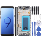 Samsung Galaxy S9 SM-G960F 5,7-tollise TFT LCD-ekraani digitizeri t&auml;ielik koostisraamiga must